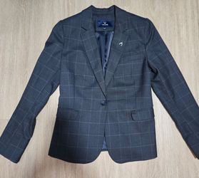 Womens Formal Jacket Navy Blue (XS)