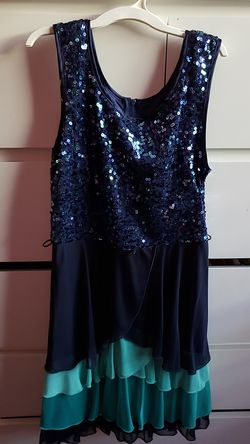 Girls Dress- Various Shades of Blue