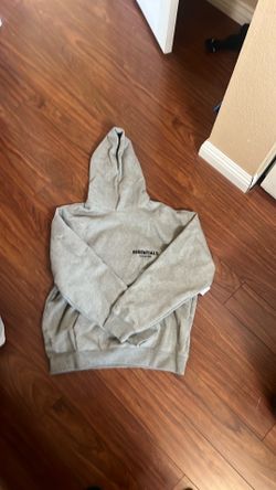Fear of God Essentials Grey Pullover Hoodie