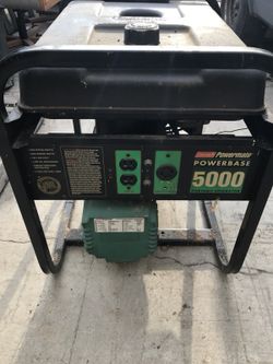 Powermate 5000 generator