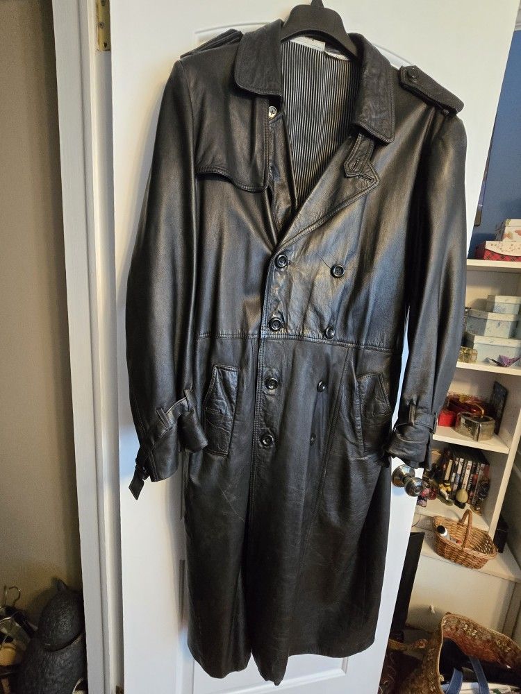 REAL LEATHER COAT