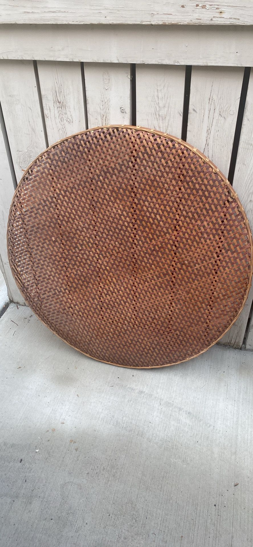 Large Wicker Wall Hanging