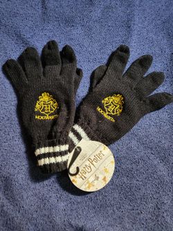Kids Harry Potter Hogwarts Black Gloves