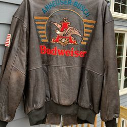 Leather Bomber Jacket