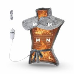 XL Wearable Heating Pad with Vibration Massage – 24” x 35”