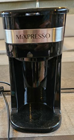 Mixpresso Mini sized single serve coffee maker