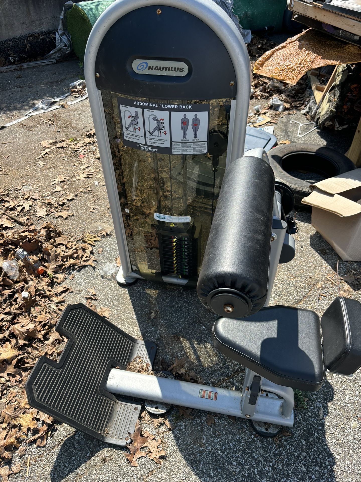 Nautilus Ab / Lower Back Machine