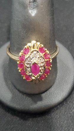 RUBY AND DIAMOND 💎RING