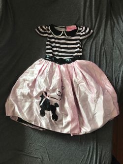 Girls 50’s poodle dress size small