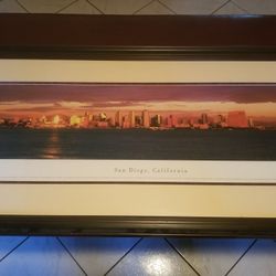 San Diego California panoramic view 