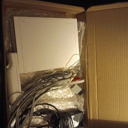 Wii With Cords Remote And Sensor