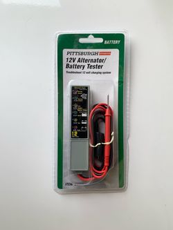 PITTSBURGH AUTOMOTIVE 12V Alternator/ Battery Tester Troubleshoot 12 volt charging system