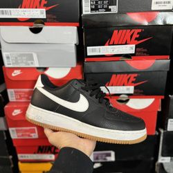 Nike Air Force 1 Low Black White Gum size 11 VNDS