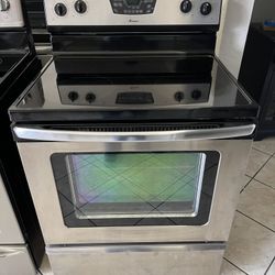 Amana Electric Stove Stainless Steel