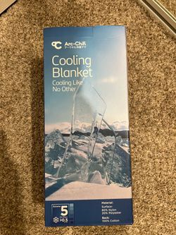 Arc-Chill Cooling Blanket – New in Box, Queen Size (79”x86”)