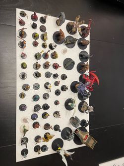 Collection of DnD mini figures