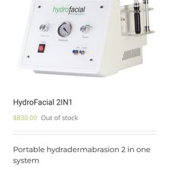 Hydra Facial Machine 