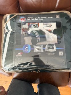 New York Jets NFL Twin Comforter Bedding Set – 2 Piece – Officially Licensed – New – $50