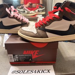 Air Jordan 1 High OG x Travis Scott “Mocha” Size 8.5