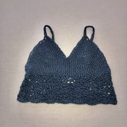 Women’s Hollister Crocheted Crop Top Size Small