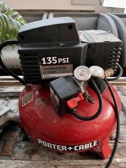 Porter-Cable 6-Gallon Pancake Air Compressor in good working condition