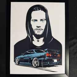 Paul Walker High Resolution Prints With New Frame