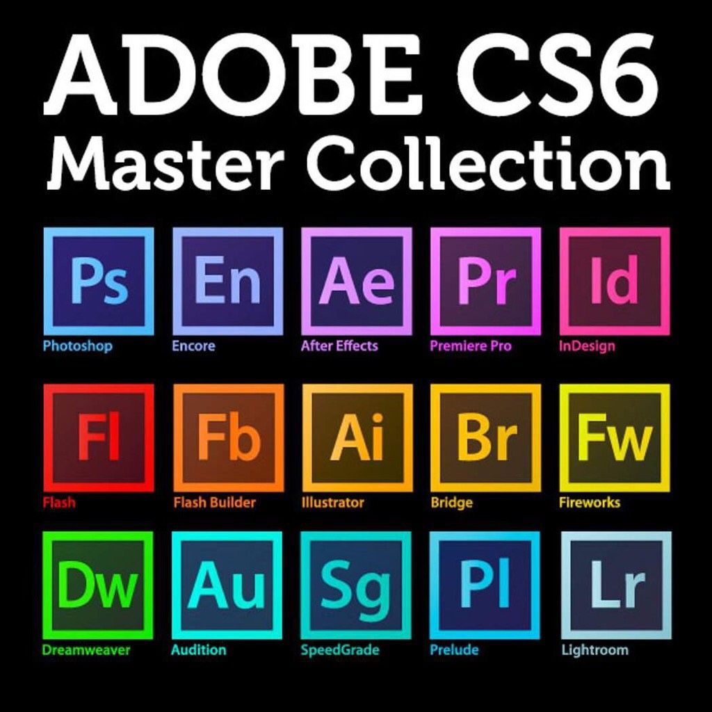 Adobe master collection cs6 / adobe creative cloud 2019 cc includes photoshop illustrator premiere in design Lightroom acrobat