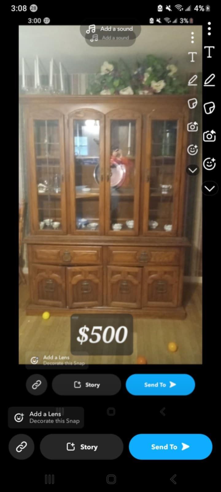 Vary Nice China Cabnet