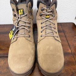 Caterpillar Men's Steel Toe Work Boot Brown  Men’s Size 13 