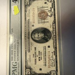 1929 New York National 20$ Note