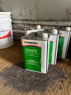 Bottom paint yacht thinner