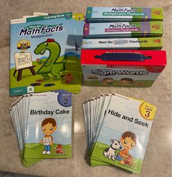 Preschool prep & primary school prep books & flashcards learn to read & math
