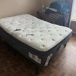Electronic Adjustable, Full Size Bed Frame, And Mattress