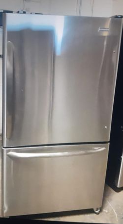 Kitchen Aid Bottom Freezer Stainless Steel Refrigerator
