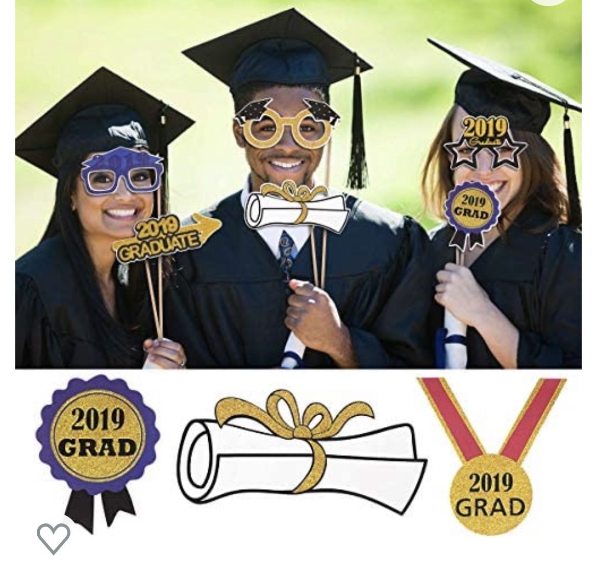 Graduation  Photo booth Props