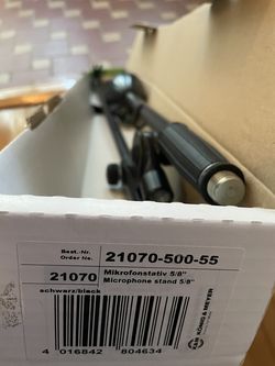 König & Meyer 21070 all-metal mic stand