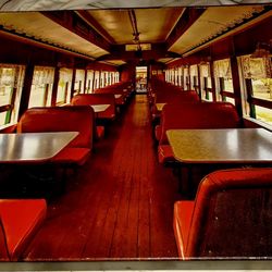 Mary Jo Allen Thomas Train Caboose Painting On Canvas Frame With Wood Sides WithA Very Sturdy Hanging Wire 