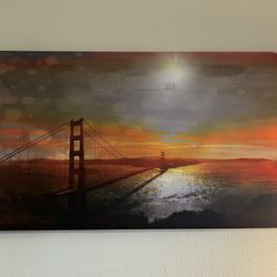 Canvas Art Golden Gate Bridge
