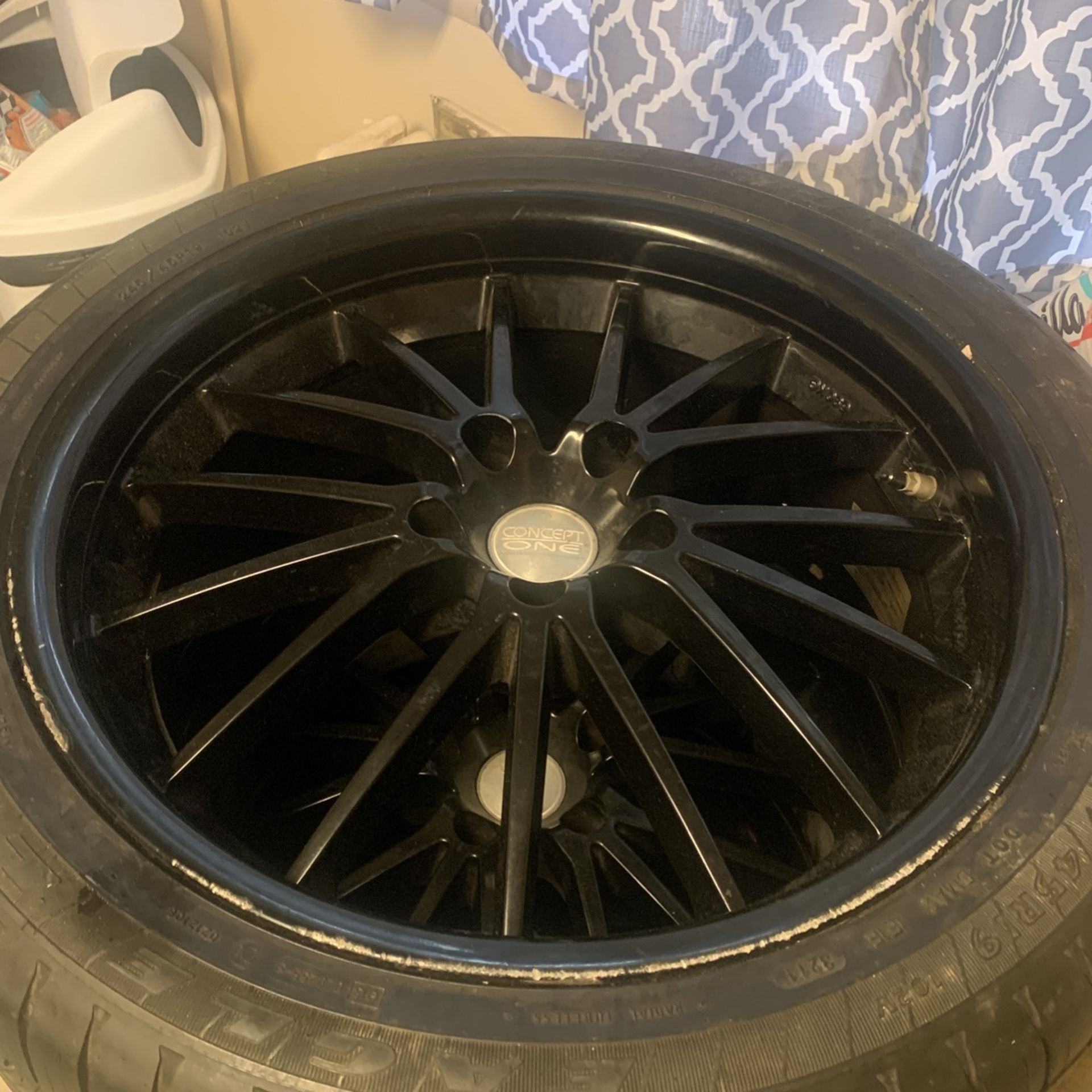 Black Rims 245 45r19