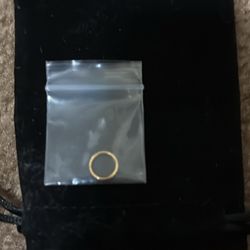 Gold Nose Or Cartilage Ring 