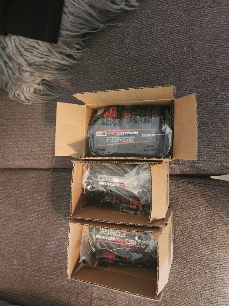 Millwake Forge 8.0 Baterie $170 Each And 6.0 High input $90