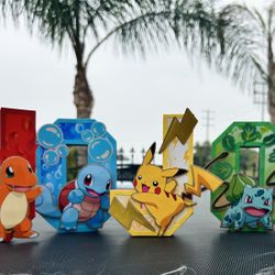 BIRTHDAY 3D LETTERS 