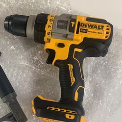 DEWALT FLEXVOLT ADVANTAGE 20V MAX* Hammer Drill, Cordless, 1/2-Inch, Tool Only 
