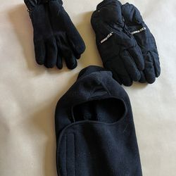 2 Winter Gloves And Winter Mask