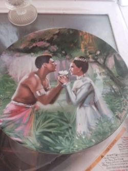 King and I plate