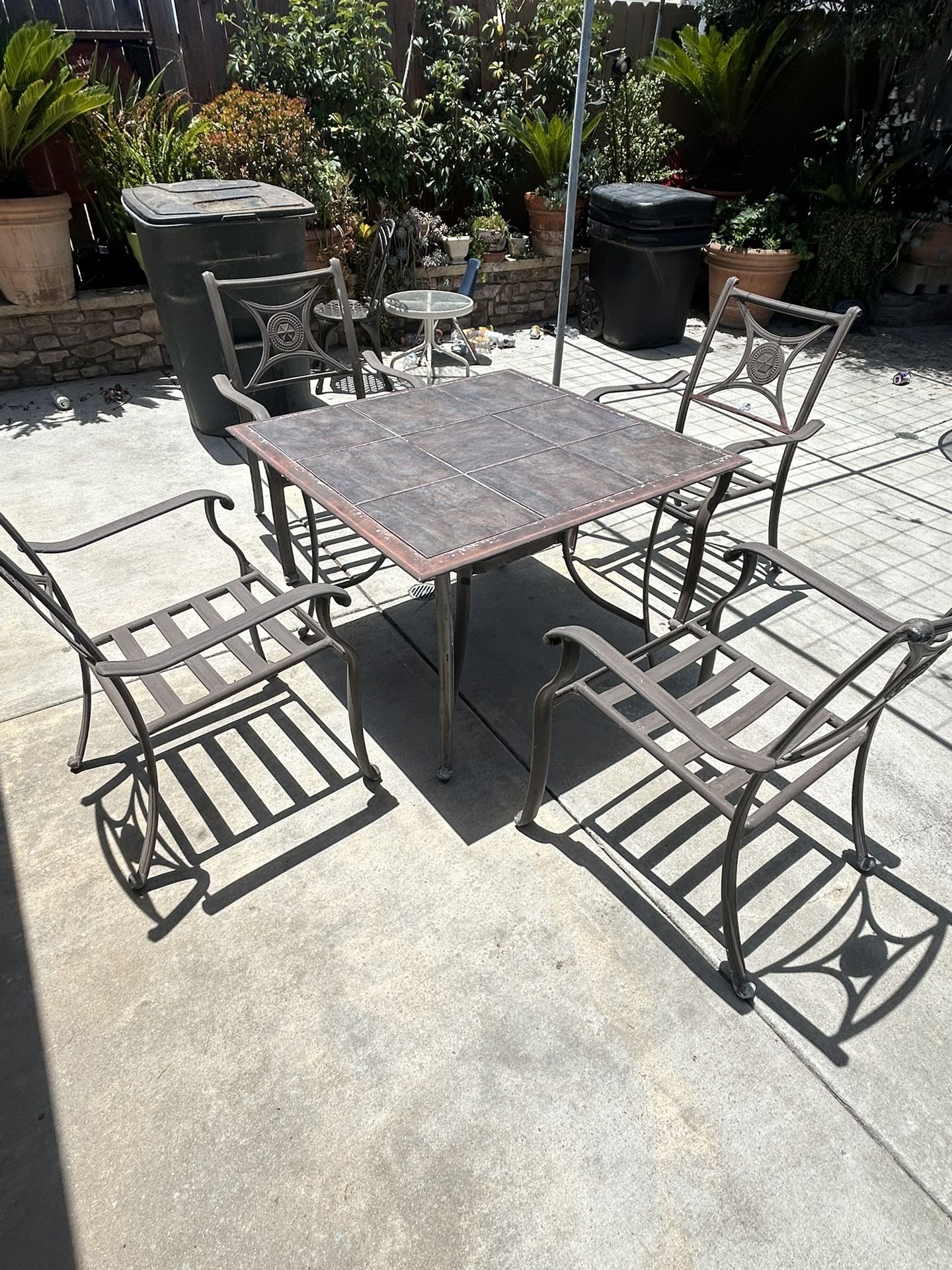Aluminum Table Set