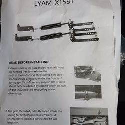 Suspension HD Leaf Spring Helper Kit Steel Fits For Ford F150 4WD 2009-..2023