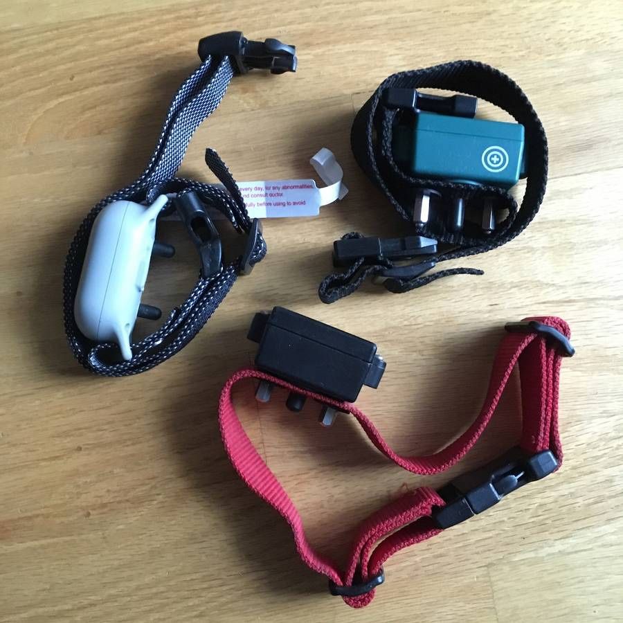 Assorted Lot of 3 Dog Bark Collars Untested