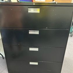 Office Lateral File Cabinet , 4 Drawer 