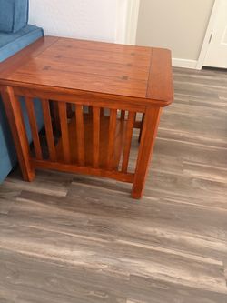 Mission Style Solid Wood End Table